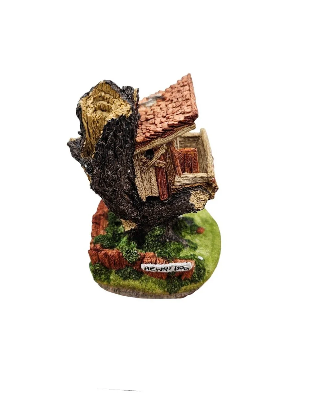 John Hine Tree House Figurine in Box AC-037 EUC Maurice Wideman